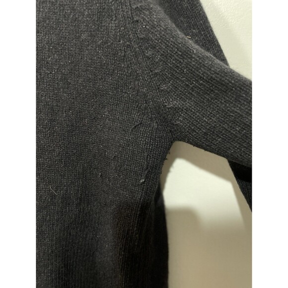 Lauren Ralph Lauren Sweater Womens Large Black Angora Cashmere Wool Roll Neck - Picture 4 of 9